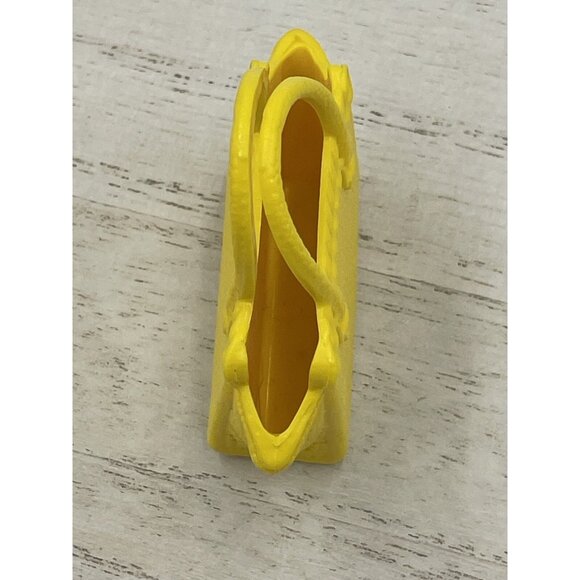 Barbie Doll Fashionista Accessory Yellow Handbag Diorama Mattel - Picture 8 of 8